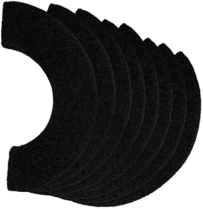 caqeaus 8 Pack Carbon Filters Compatible with Litter Robot 4, Activated Charcoal Cat Litter Box Filters Replacement to Absorb Odors Litter Box Deodorizer Controls Moisture and Keep Home Fresh - Image 1